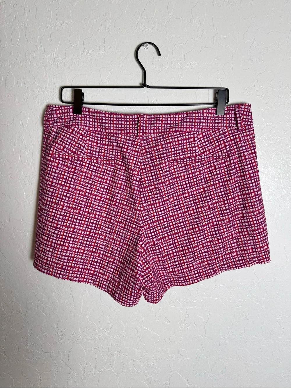 SPANX Hibiscus Gingham Sunshine Pull On Shorts 4” XL